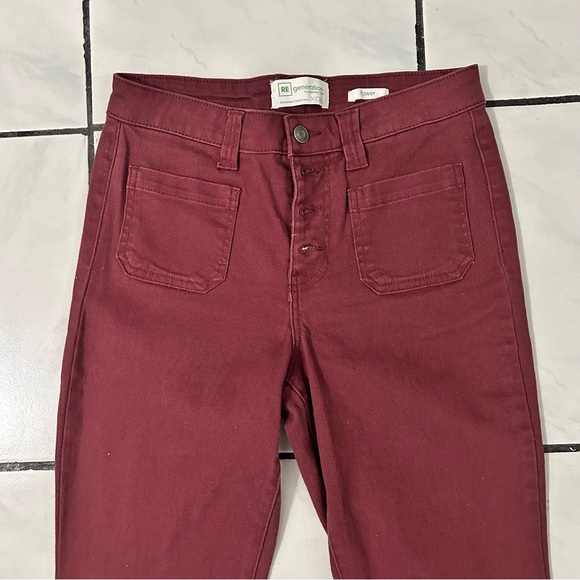 NWOT!!! REgeneration by Celebrity Pink Maroon Pants - Picture 3 of 9